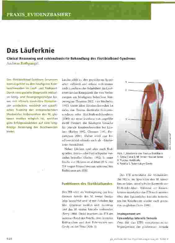Vorschauseite 1: Das Läuferknie