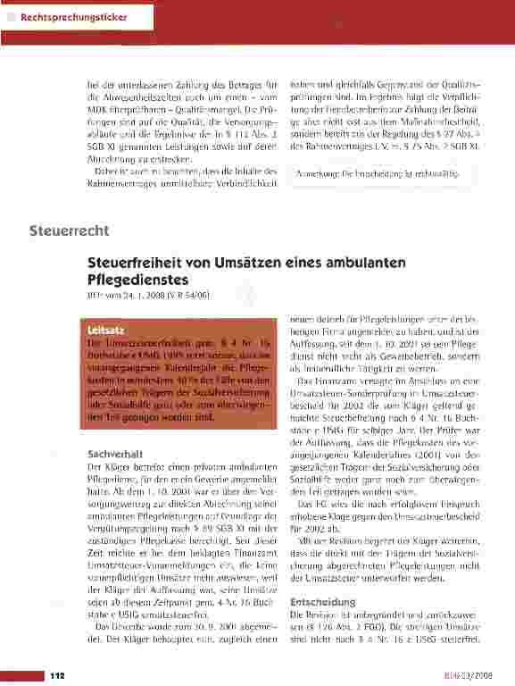Vorschauseite 2: Zahlung einer Abwesenheitsvergütung an Heimbewohner