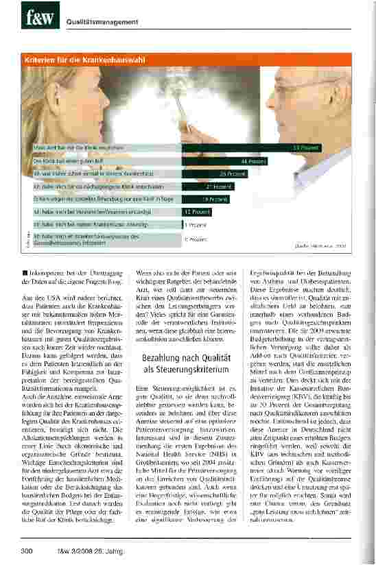 Vorschauseite 3: Qualitätssteuerung statt Preiswettbewerb