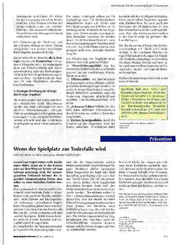 Vorschauseite 2: Häusliche Kinderkrankenpflege - dynamische Unternehmen sind gefragt