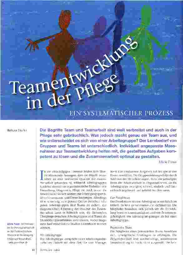Vorschauseite 1: Teamentwicklung in der Pflege