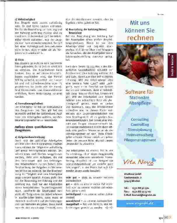 Vorschauseite 2: Arbeitszeugnisse- Was muss das Zeugnis beinhalten? Was verbirgt sich hinter bestimmten Formulierungen? Was darf nicht im Zeugnis erwähnt werden?
