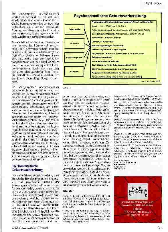 Vorschauseite 4: Ängste und Albträume bei Schwangeren mit unklaren Befunden