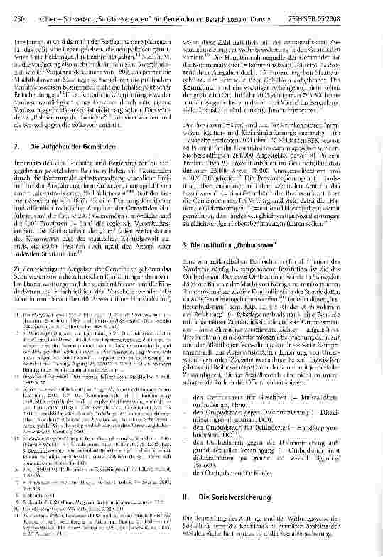 Vorschauseite 2: Schweden: „Sanktionsabgaben für Gemeinden im Bereich sozialer Dienste