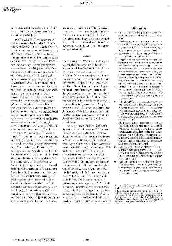 Vorschauseite 4: Rahmenbedingungen und Anforderungen zur Gewährleistung der technisch-funktionellen Sicherheit aufbereiteter Medizinprodukte