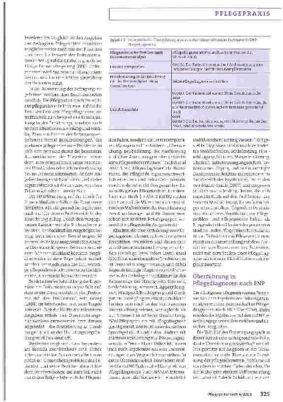 Vorschauseite 4: Vom pflegerelevanten Problem zur Pflegediagnose