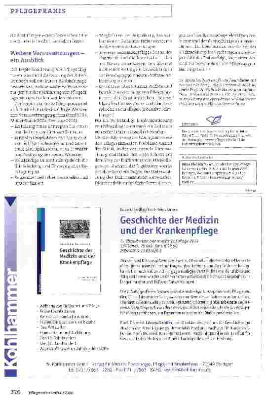 Vorschauseite 5: Vom pflegerelevanten Problem zur Pflegediagnose