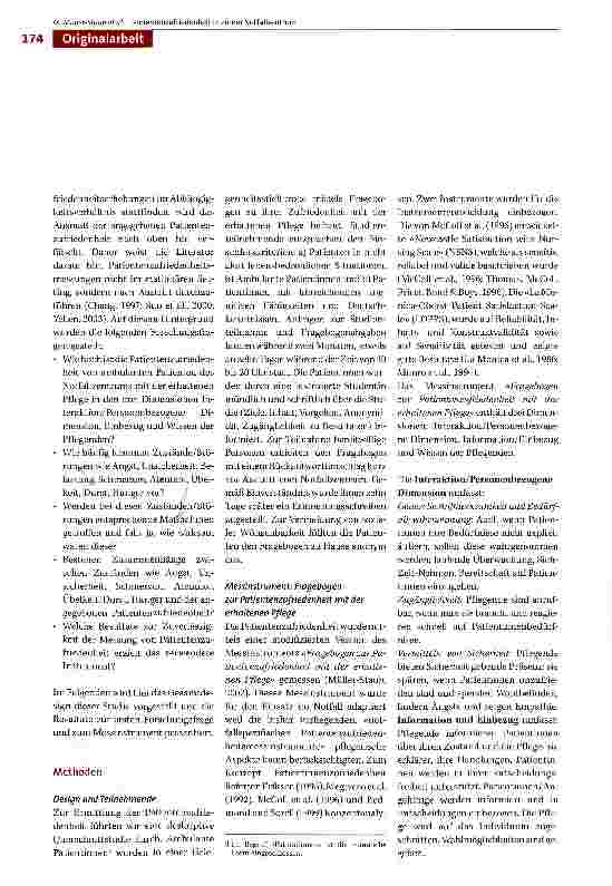 Vorschauseite 3: Erhebung der Patientenzufriedenheit im Notfallzentrum eines Schweizer Universitätsspitals: Konzept und Ergebnisse (Teil 1)