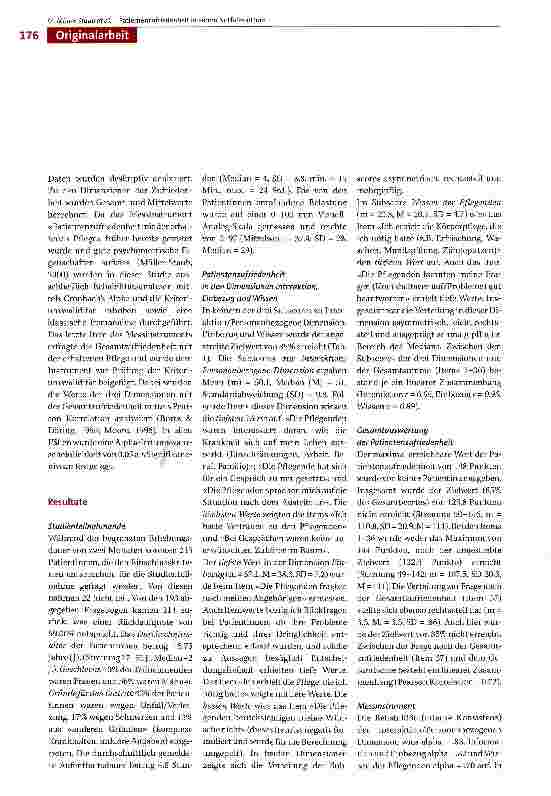 Vorschauseite 5: Erhebung der Patientenzufriedenheit im Notfallzentrum eines Schweizer Universitätsspitals: Konzept und Ergebnisse (Teil 1)