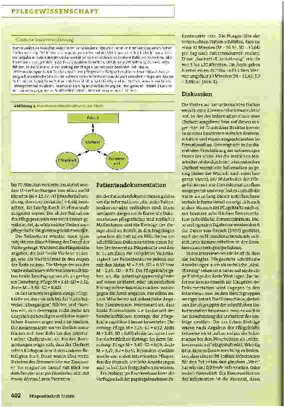 Vorschauseite 3: Interkommunikation und InformationsweitergabeEine explorative Studie zur Visite und Patientendokumentation
