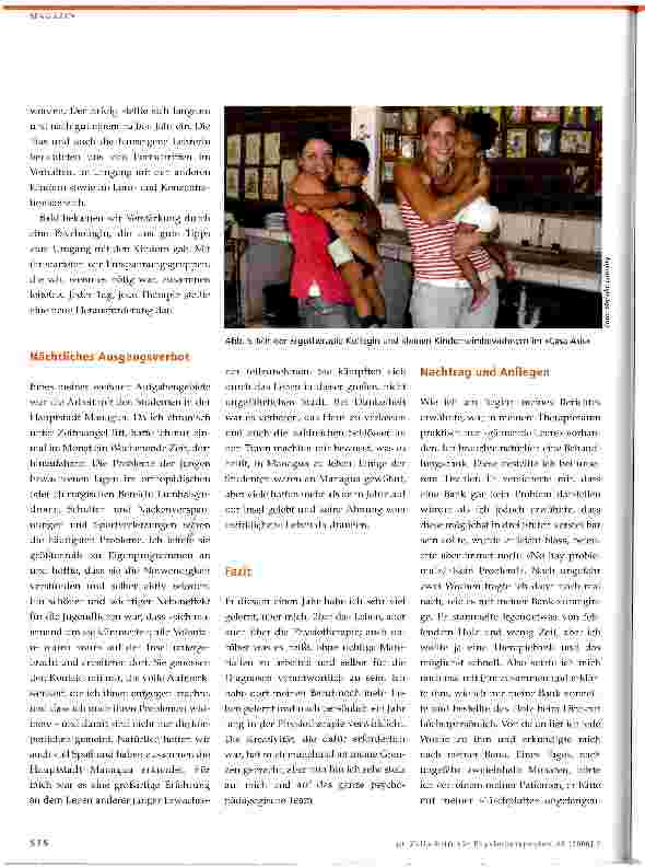 Vorschauseite 5: Unsere kleinen Brüder und Schwestern. Physiotherapie in einem Kinderheim in Nicaragua - Erfahrungsbericht