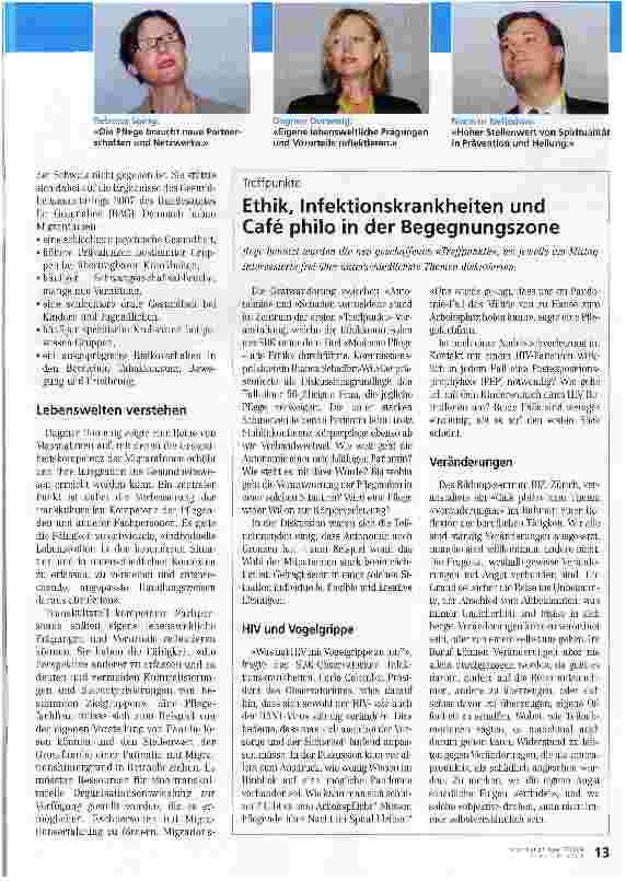 Vorschauseite 4: Gesundheit in all ihren Zuständen. Kongress 2008 in Basel