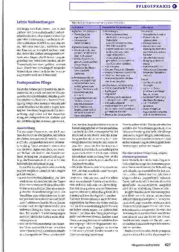 Vorschauseite 2: Pflege eines Patienten bei einer Nierentransplantation: Die richtige Vorund Nachsorge