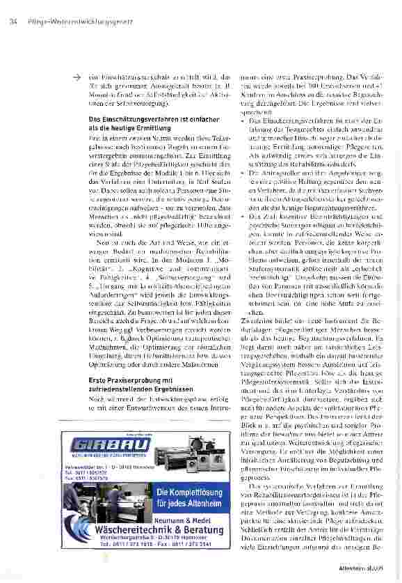 Vorschauseite 3: Begutachtungsverfahren wird erprobt
