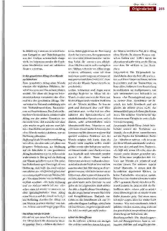 Vorschauseite 4: Leben mit einer chronischen Bauchwunde -Die Erfahrung Betroffener und ihre Erwartungen an die betreuenden Fachpersonen