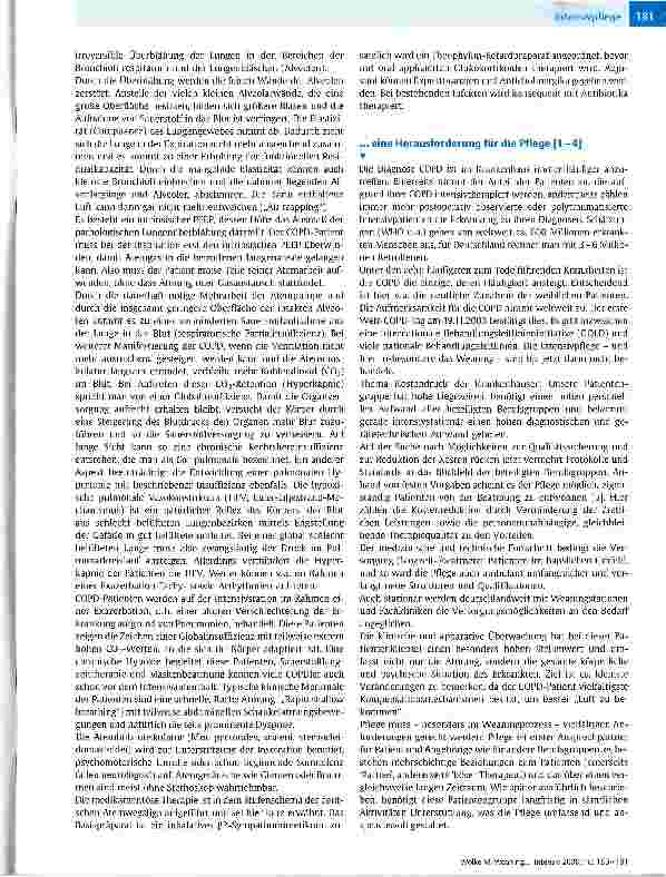 Vorschauseite 2: WeaningMöglichkeiten und Grenzen bei COPD-Patienten1