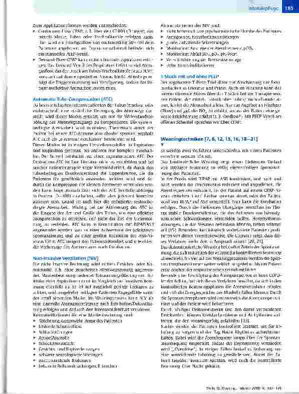 Vorschauseite 6: WeaningMöglichkeiten und Grenzen bei COPD-Patienten1