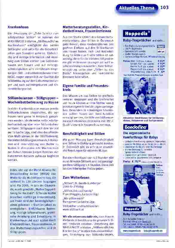 Vorschauseite 2: Stillen ist Gold wert - ein Gewinn für alleMedienmitteilung von Gesundheitsförderung Schweiz und der Schweizerischen Stiftung zur Förderung des Stillens