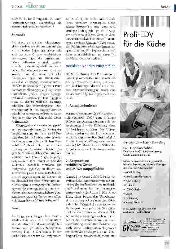 Vorschauseite 3: Die Wirtschaftlichkeitsprüfung im AAVZ