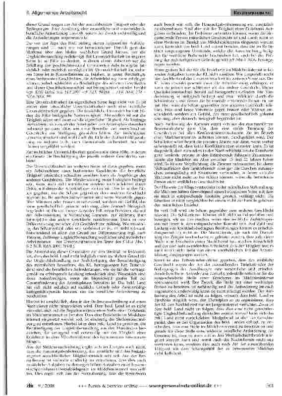 Vorschauseite 2: Geschlechtsbezogene Benachteiligung: Mädcheninternat