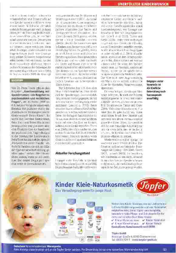 Vorschauseite 2: Samenspende und Verantwortung