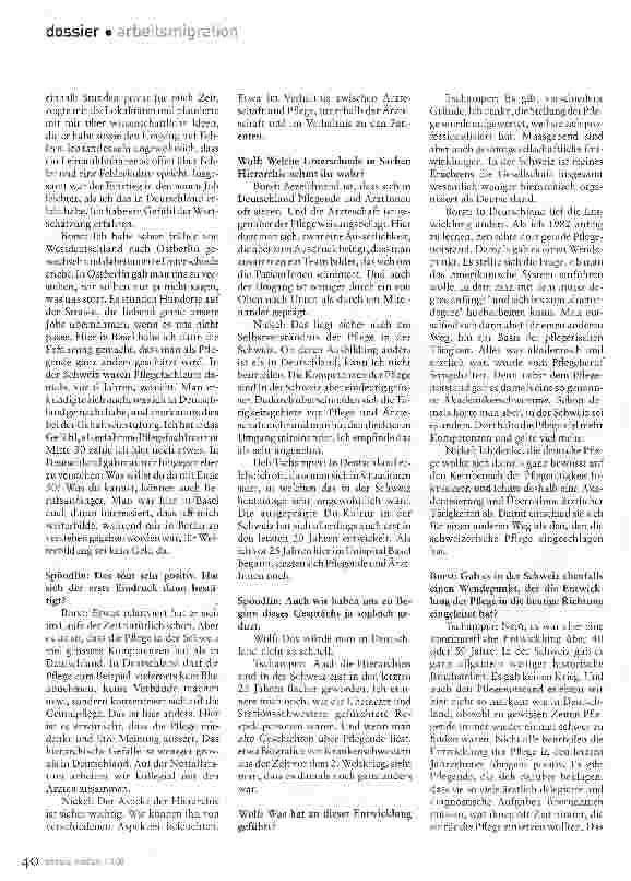 Vorschauseite 3: Bessere Arbeit, aber nicht bei allen beliebtWarum kommen so viele Deutsche in die Schweiz?