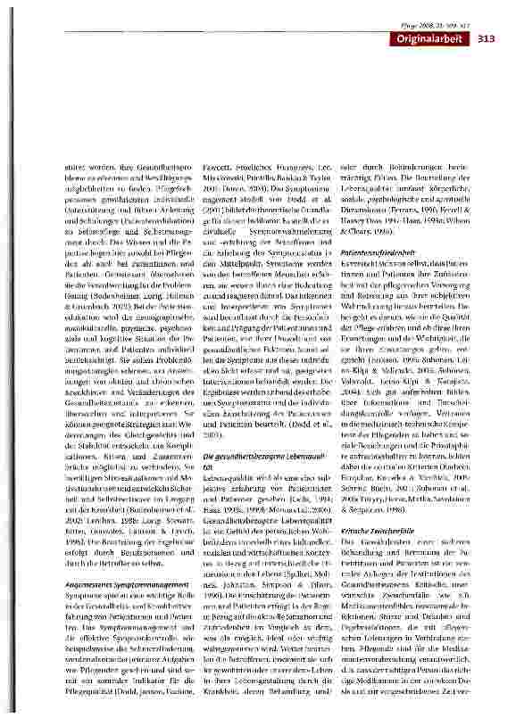 Vorschauseite 5: Das auf Basis des «Ouality of Health Outcome Model» (OHOM) entwickelte Zürcher Pflege-Oualitätsmodell: Eine neue Perspektive zur Messung der Pflegequalität