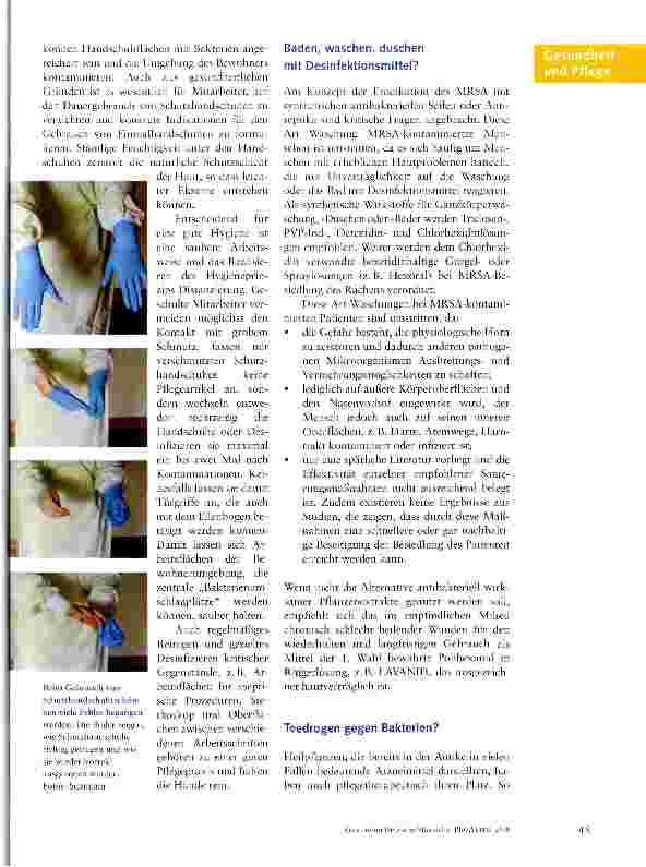 Vorschauseite 4: MRSA - aktuelle Hygienekonzepte für Menschen mit resistenten Mikroben in Altenpflege-Einrichtungen