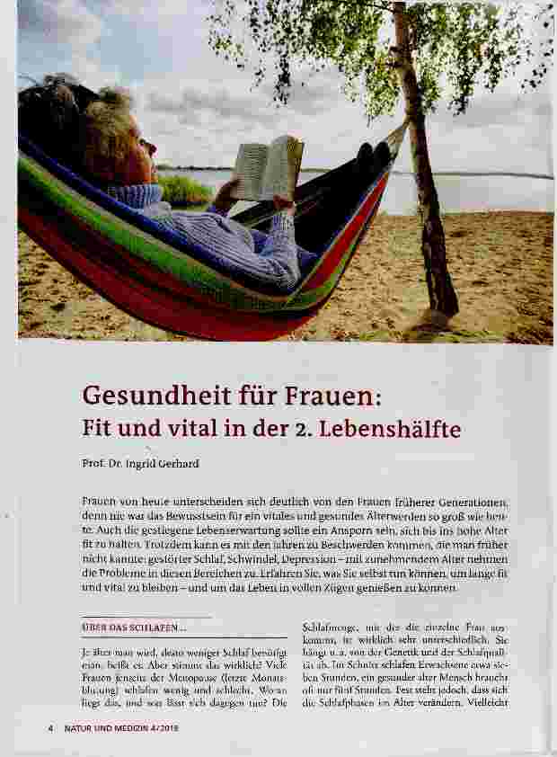 Vorschauseite 1: Gesundheit für Frauen: Fit und vital in der 2. Lebenshälfte