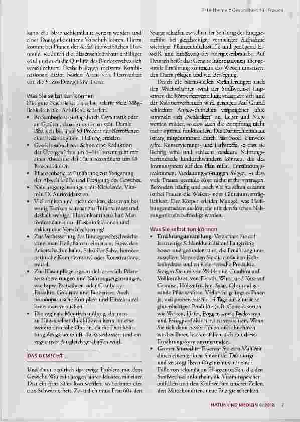 Vorschauseite 4: Gesundheit für Frauen: Fit und vital in der 2. Lebenshälfte