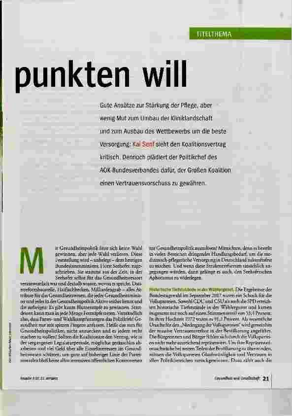 Vorschauseite 2: Wie Schwarz-Rot punkten will