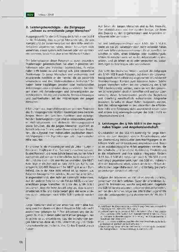 Vorschauseite 2: Empfehlungen des Deutschen Vereins zur Umsetzung des §16h SGB II Förderung schwer zu erreichender junger Menschen