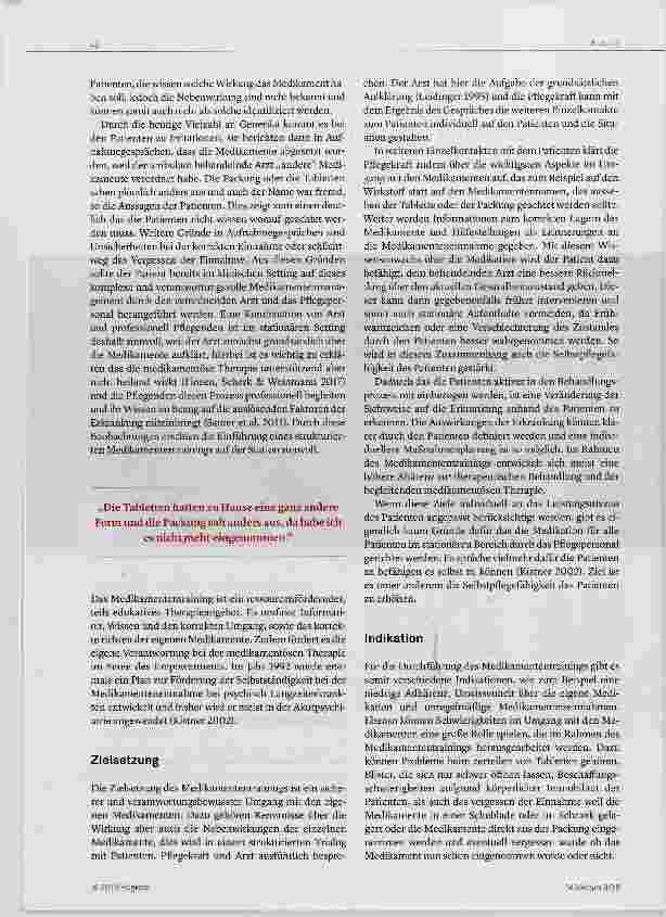 Vorschauseite 2: Medikamententraining in der Gerontopsychiatrie