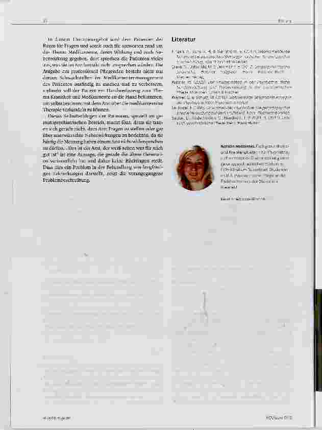 Vorschauseite 4: Medikamententraining in der Gerontopsychiatrie