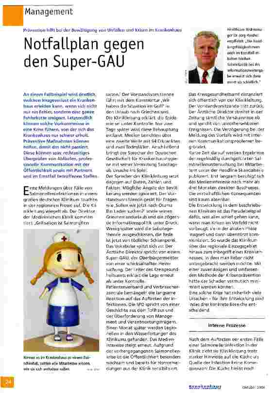 Vorschauseite 1: Notfallplan gegen den Super-GAU
