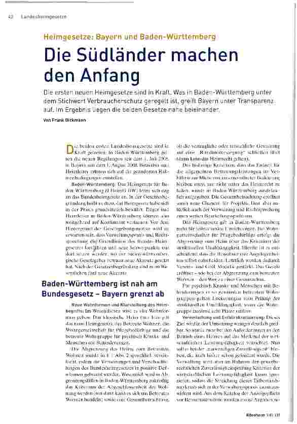Vorschauseite 1: Die Südländer machen den Anfang