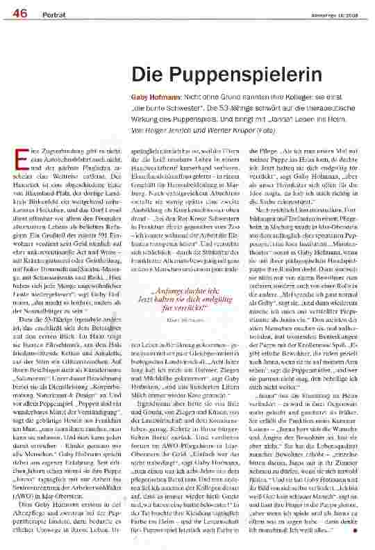 Vorschauseite 1: Die Puppenspielerin