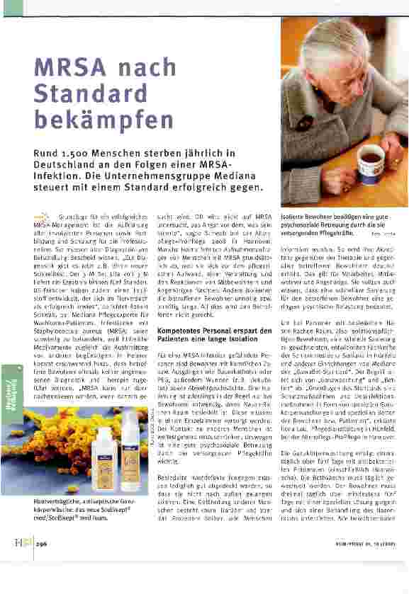 Vorschauseite 1: MRSA nach Standard bekämpfen