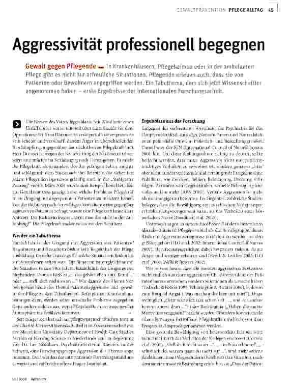 Vorschauseite 2: Aggressivität professionell begegnen