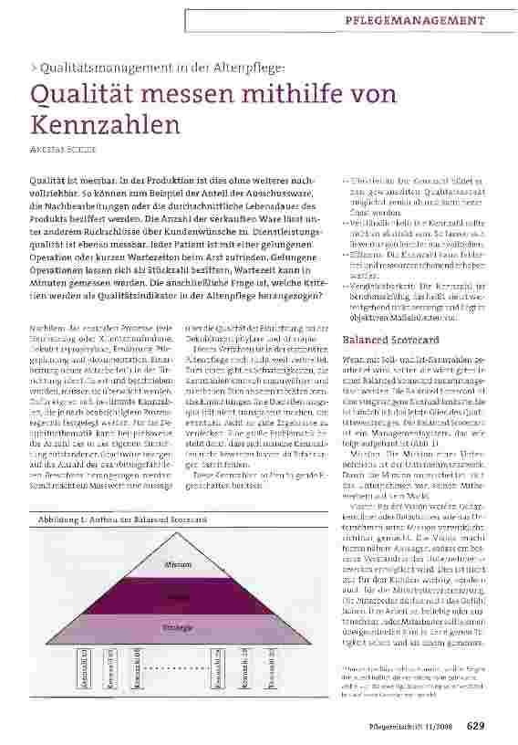 Vorschauseite 1: Qualität messen mithilfe von Kennzahlen