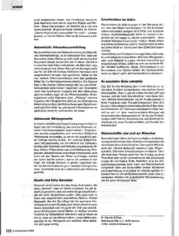 Vorschauseite 3: Marketing und Vertrieb -Wie man Kunden erreicht