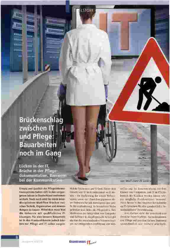 Vorschauseite 1: Brückenschlag zwischen IT und Pflege: Bauarbeiten noch im Gang