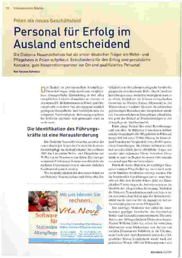 Vorschauseite 1: Personal für Erfolg im Ausland entscheidend