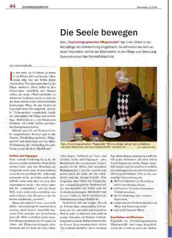 Vorschauseite 1: Die Seele bewegen