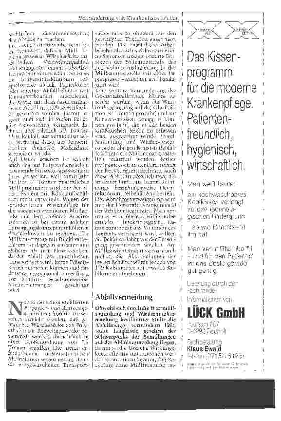 Vorschauseite 2: Verminderung von Krankenhausabfällen Mittel und Wege, den täglichen anfallenden Müll zu reduzieren