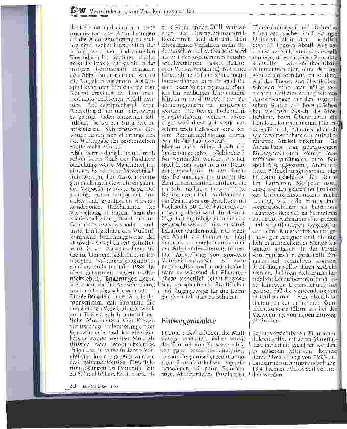 Vorschauseite 3: Verminderung von Krankenhausabfällen Mittel und Wege, den täglichen anfallenden Müll zu reduzieren