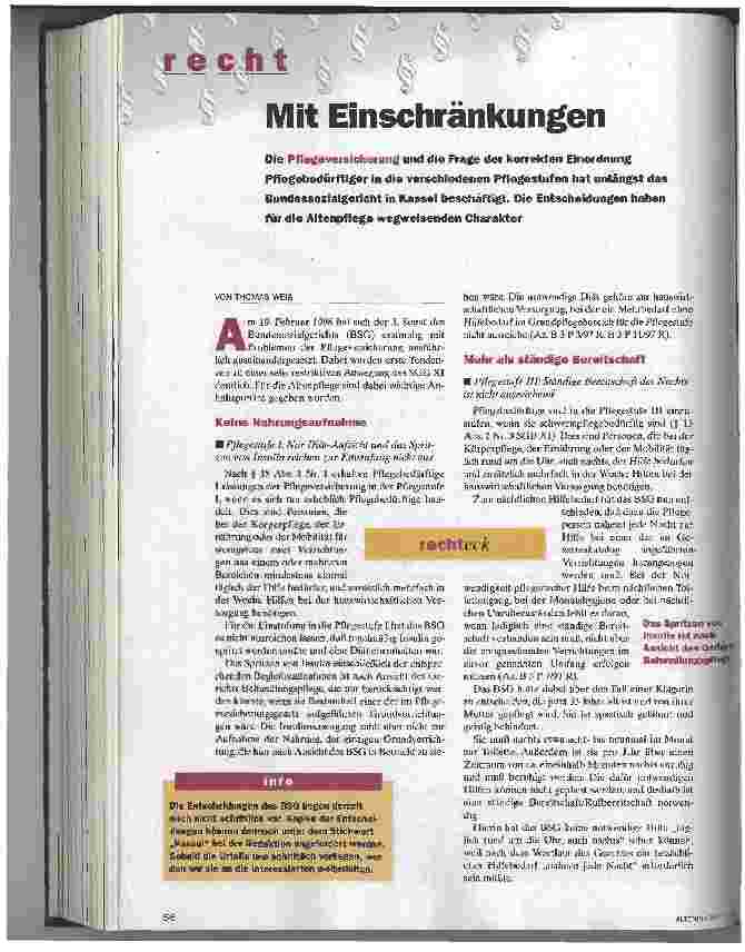 Vorschauseite 1: Mit Einschränkungen