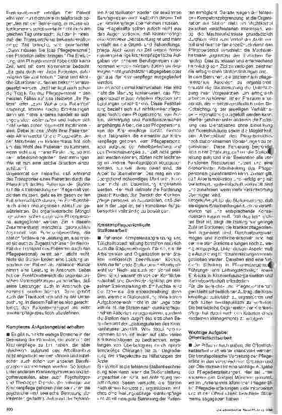 Vorschauseite 5: Krankenpflege - noch zu retten?