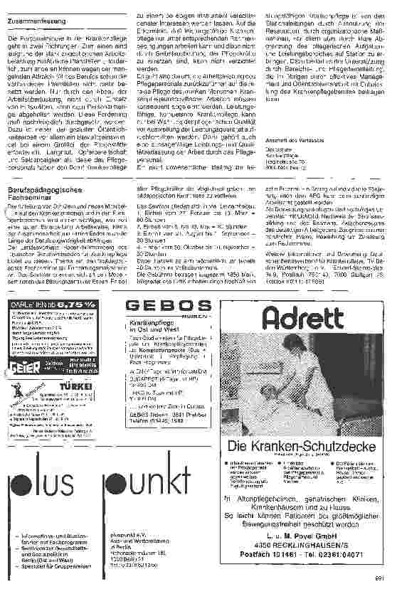 Vorschauseite 6: Krankenpflege - noch zu retten?