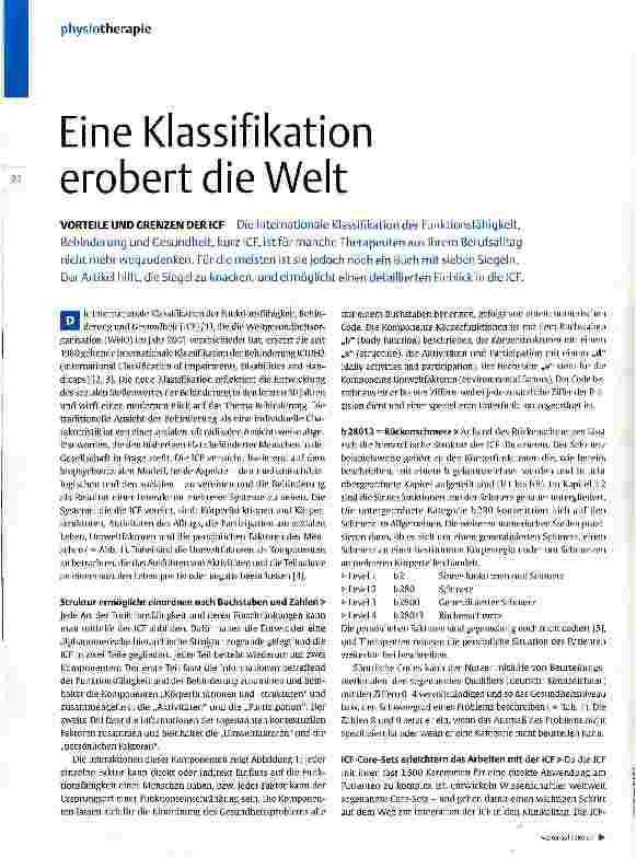 Vorschauseite 1: Eine Klassifikation erobert die Welt